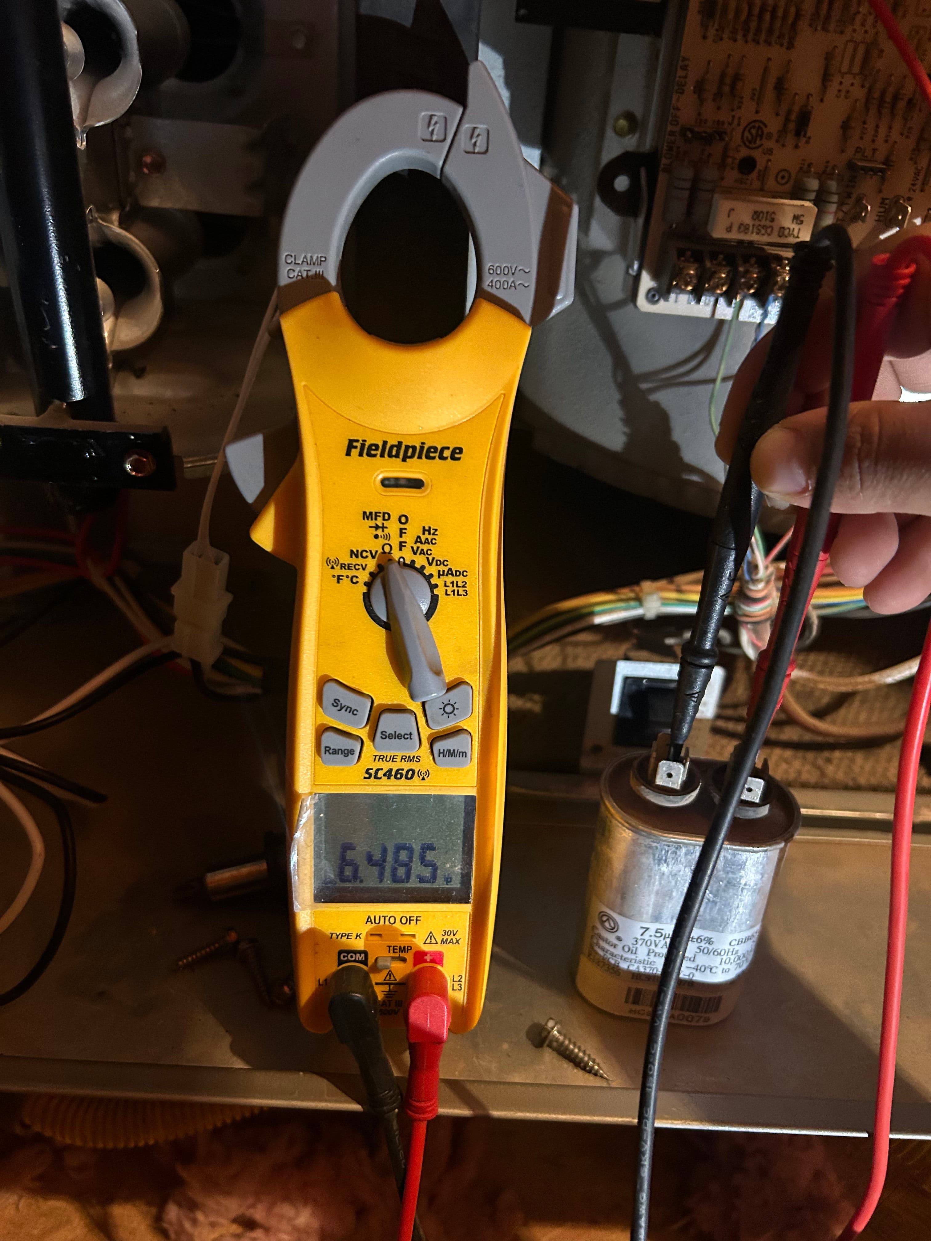 Project A Failing Capacitor Caught Before It Killed the Blower Motor image