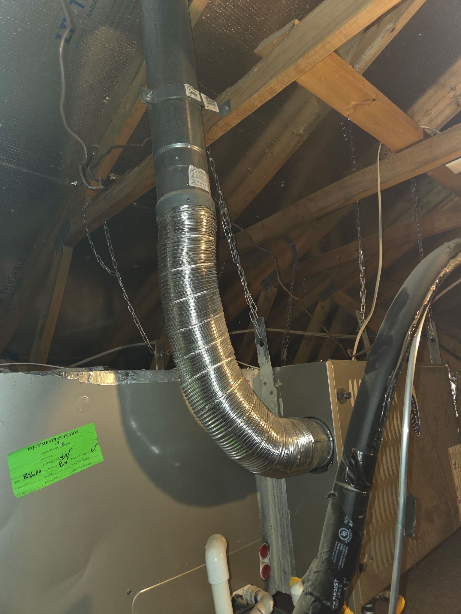 Heating System Venting Repair That Eliminated a Carbon Monoxide Risk
