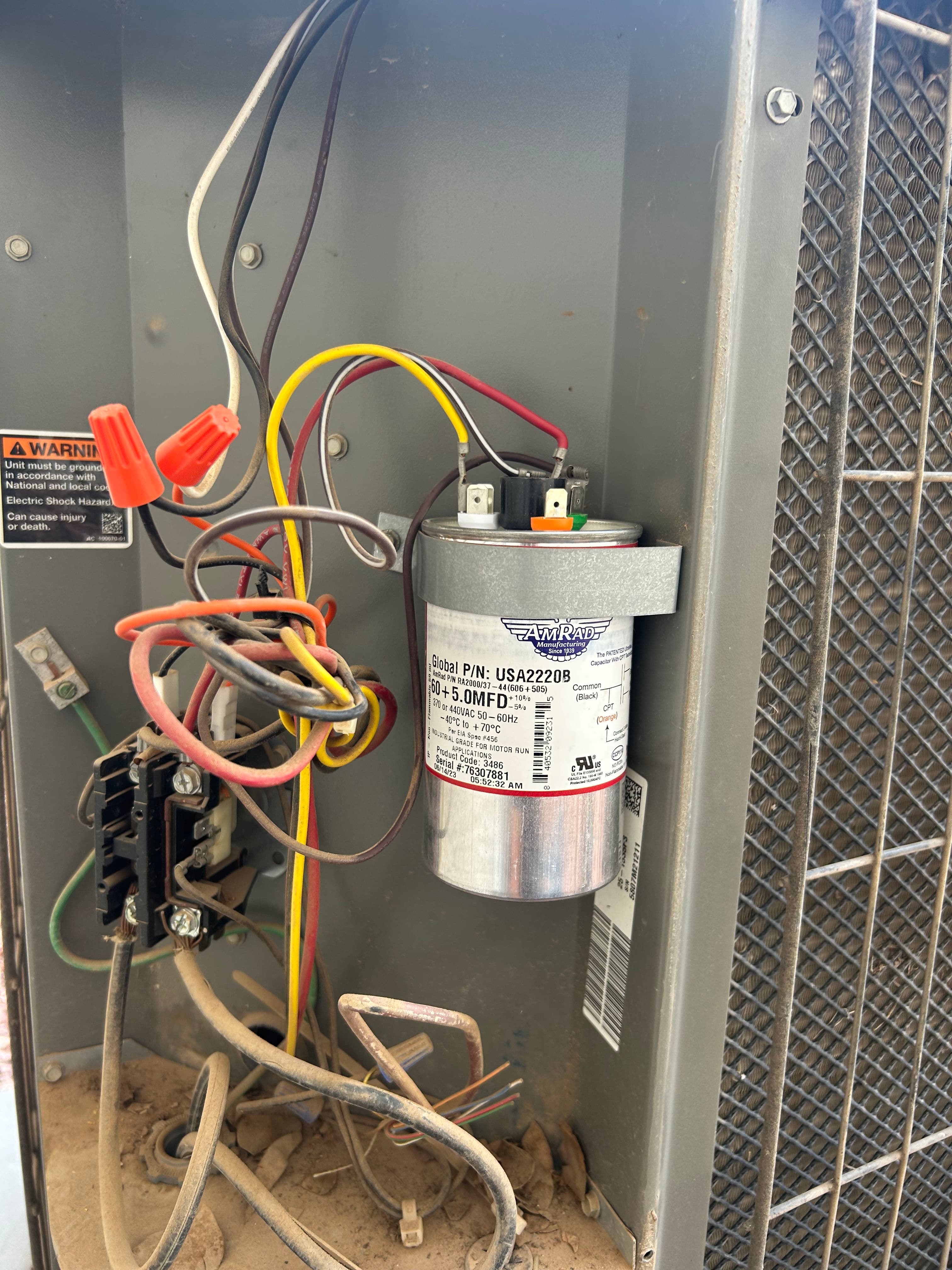 Project A Failed Dual Run Capacitor Was Why This A/C Stopped Cooling image