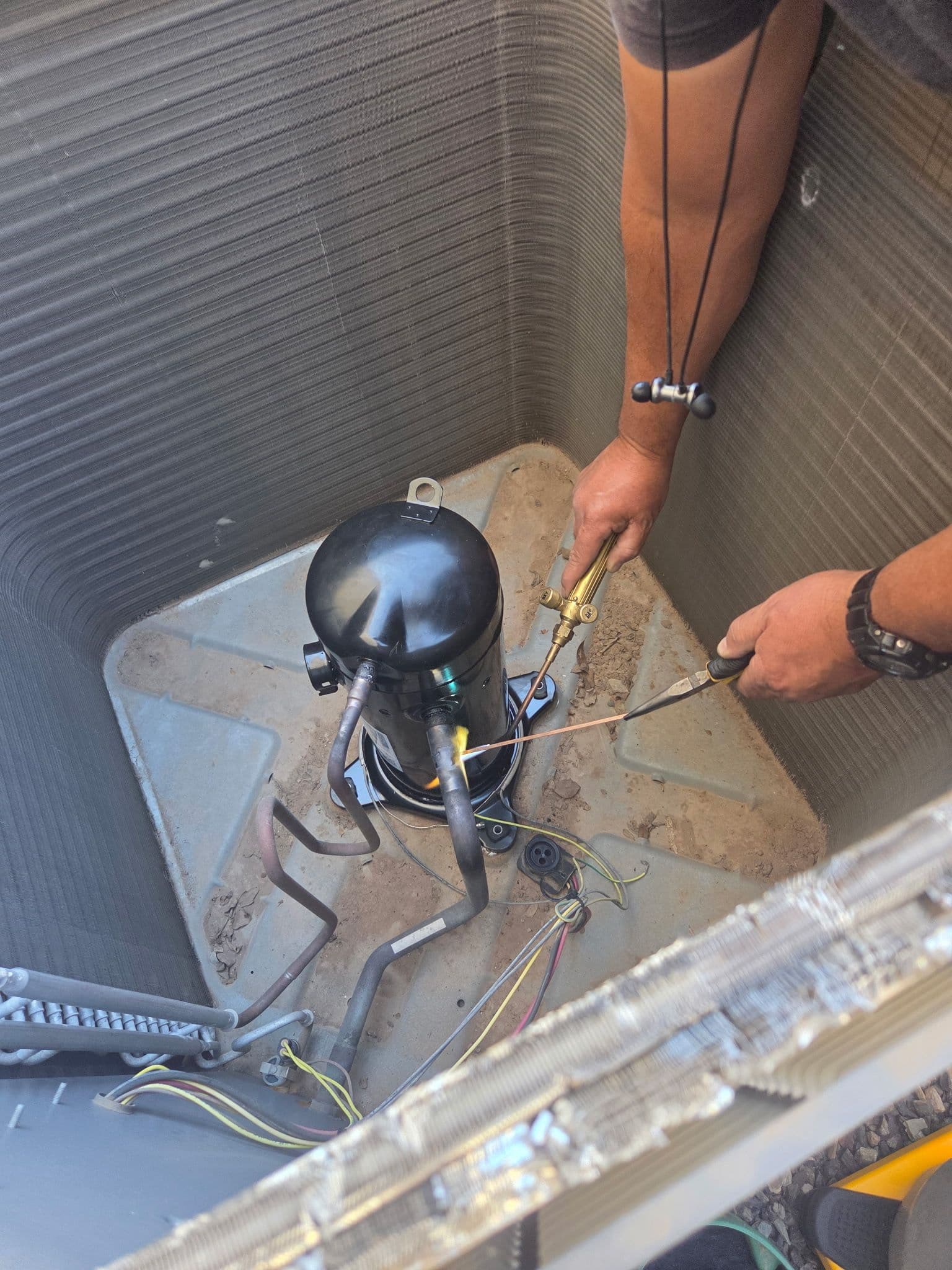 Gallery photos for Burnt-Out AC Compressor Replaced Same Day: Image #2