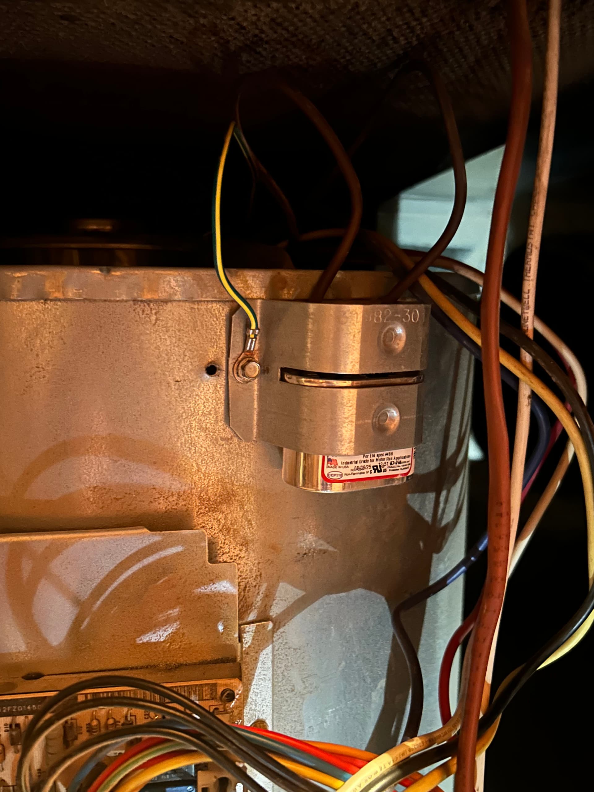 Gallery photos for A Failing Capacitor Caught Before It Killed the Blower Motor: Image #1