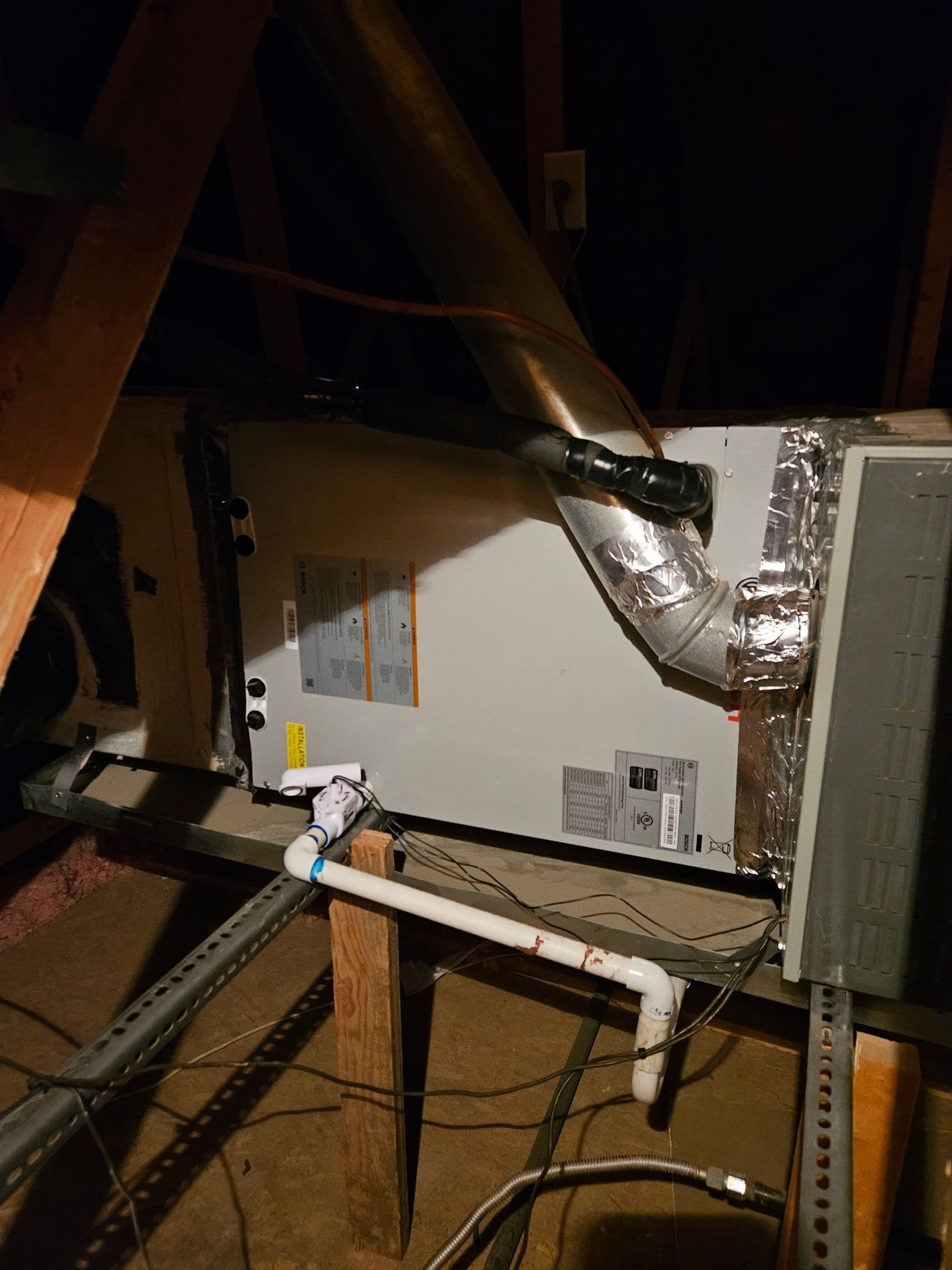 New Central A/C Installation in the Attic image